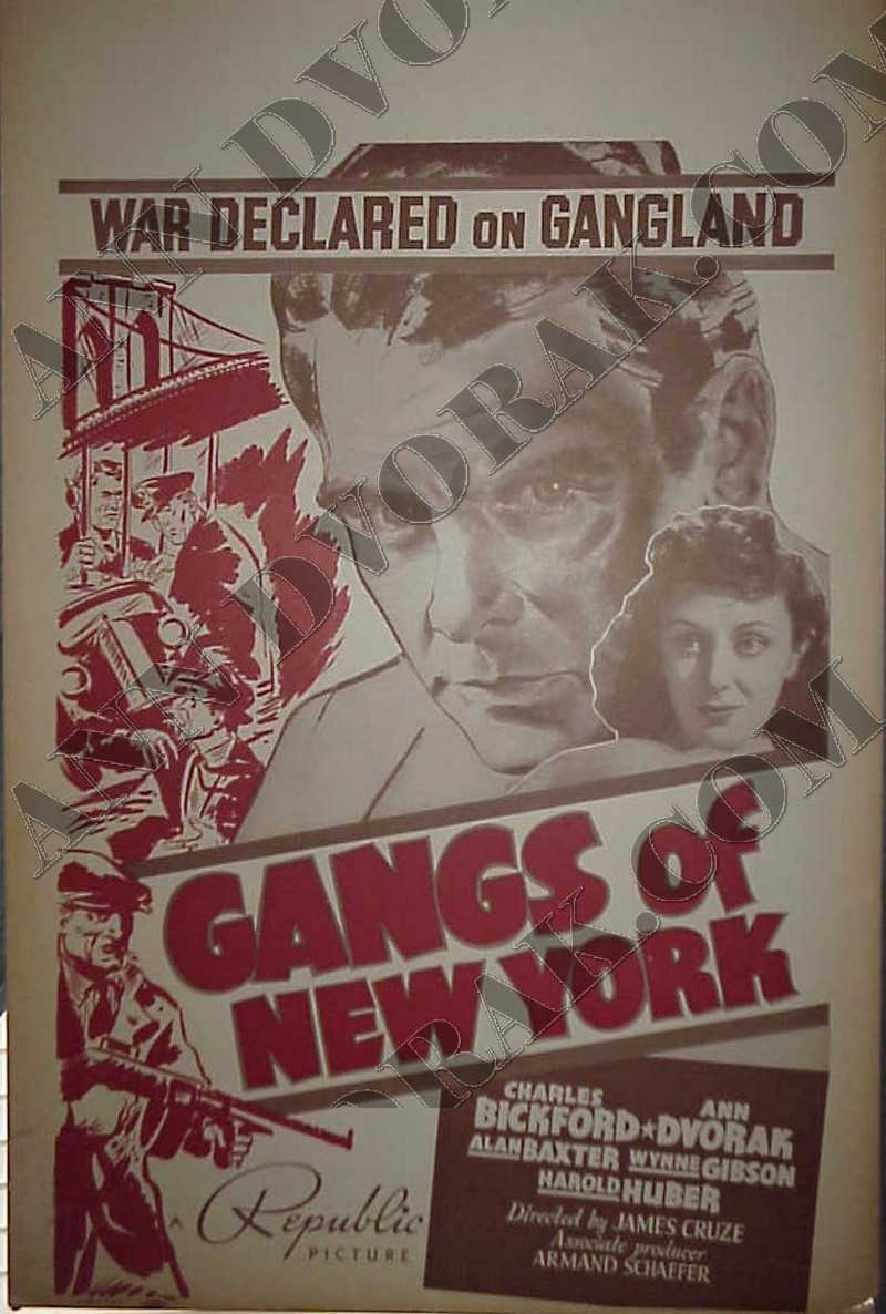 Gans of New York window card